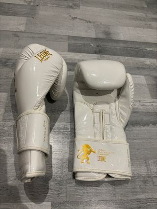 Guantes Boxeo Leone 1947 Blancos