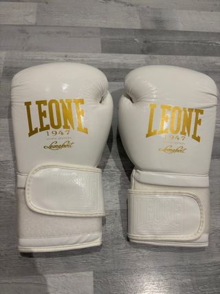 Guantes Boxeo Leone 1947 Blancos