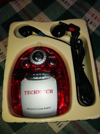 Radio FM Technisch con Auricolari