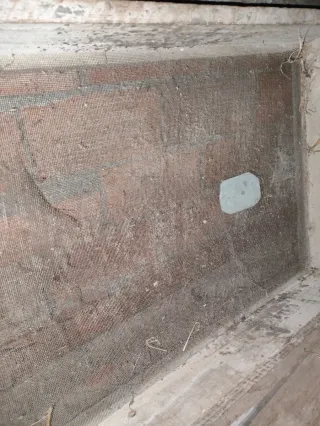 Criba antigua de madera