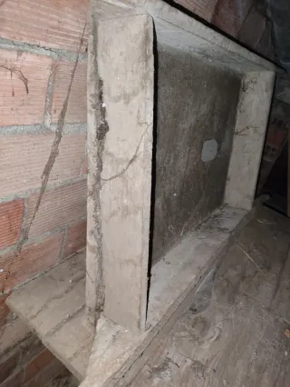 Criba antigua de madera