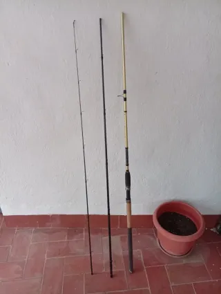 Cañas de pesca a la inglesa 3.90m carbono