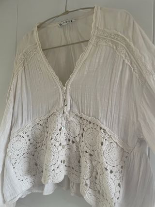 Blusa Zara bordada
