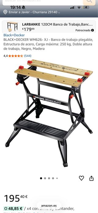 Banco de trabajo Black+Decker