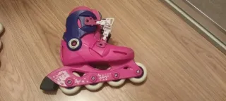 Patines en línea infantiles rosas