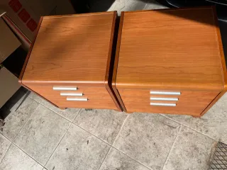 Mesitas de noche de madera (2 unidades)