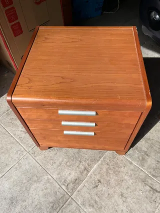 Mesitas de noche de madera (2 unidades)