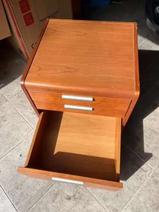 Mesitas de noche de madera (2 unidades)