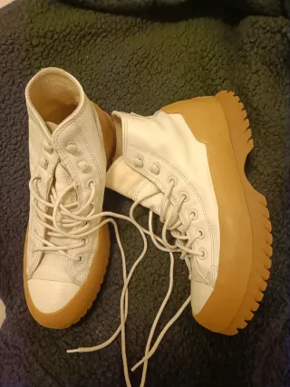 Zapatillas Converse plataforma blancas