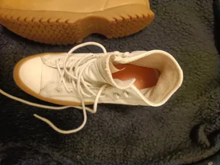 Zapatillas Converse plataforma blancas