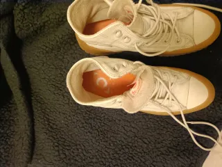 Zapatillas Converse plataforma blancas