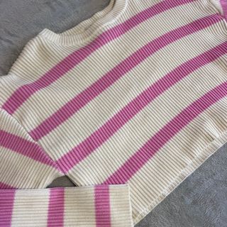 Jersey de rayas rosa y blanco