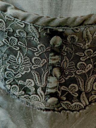 Camicetta H&M nera con pizzo taglia S