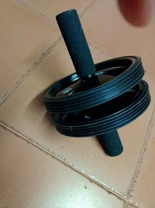 Rodillo Abdominales Doble Rueda