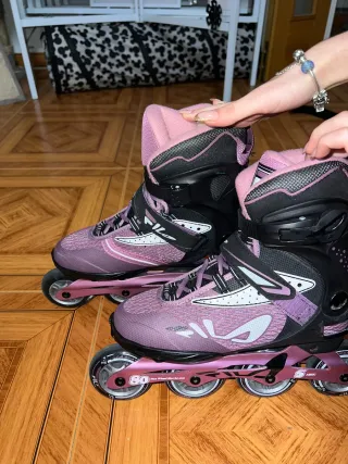 Patines en línea Fila morados