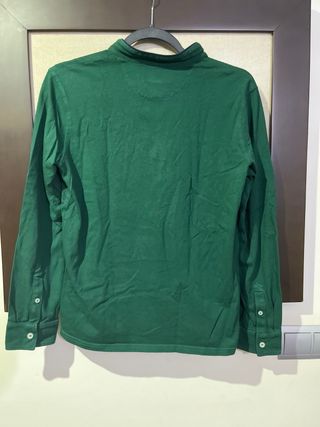 Polo Massimo Dutti cuello mao verde