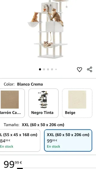 Feandrea Árbol para Gatos Grandes, Torre de Gatos