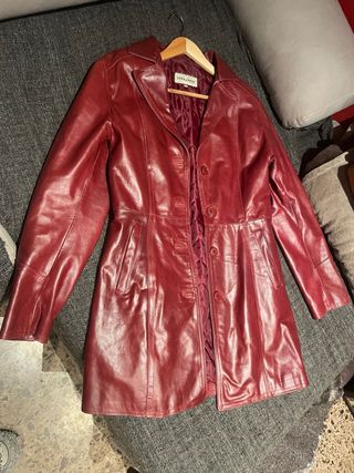 Chaqueta de cuero Terranova Talla S