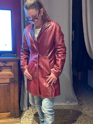 Chaqueta de cuero Terranova Talla S