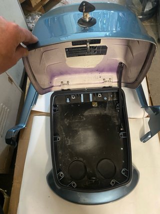 Tapa Asiento Trasero BMW R850RT Azul
