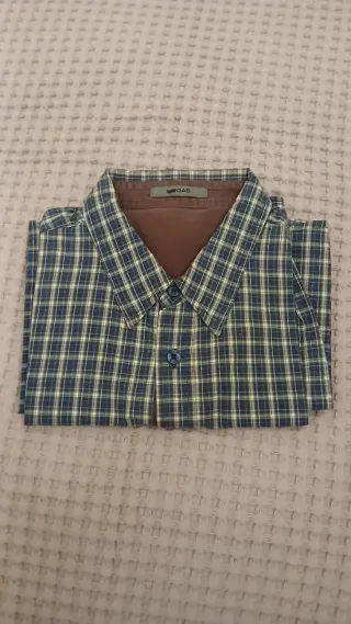 Camicia uomo a quadri blu, amaranto bianchi