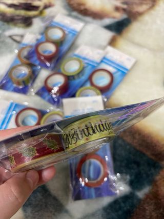 Lote 16 cintas de papel adhesivas decoradas