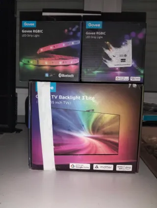 Luces LED Govee RGBIC y TV Backlight
