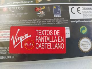 PRECINTADO George de la Jungla Nintendo DS