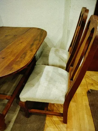 Sillas de comedor rústicas