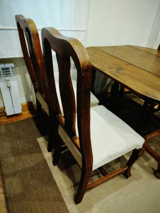 Sillas de comedor rústicas