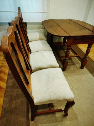 Sillas de comedor rústicas