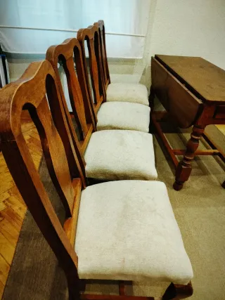 Sillas de comedor rústicas