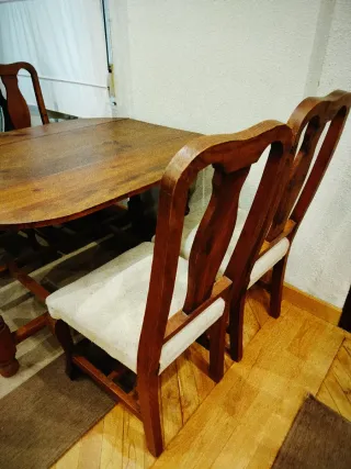 Sillas de comedor rústicas