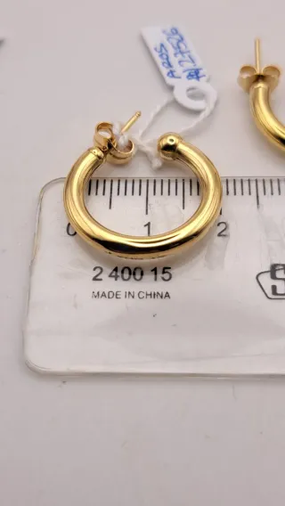 Pendientes Aro Oro 18k