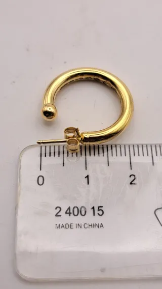 Pendientes Aro Oro 18k