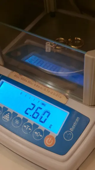 Pendientes Aro Oro 18k