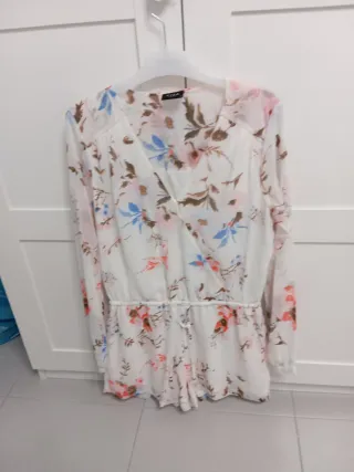 Mono corto estampado floral talla S