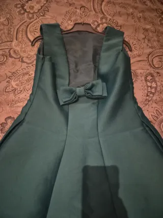 Vestido Purificación García verde azulado
