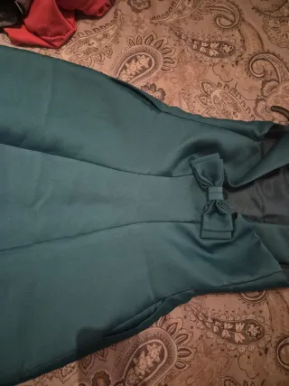 Vestido Purificación García verde azulado