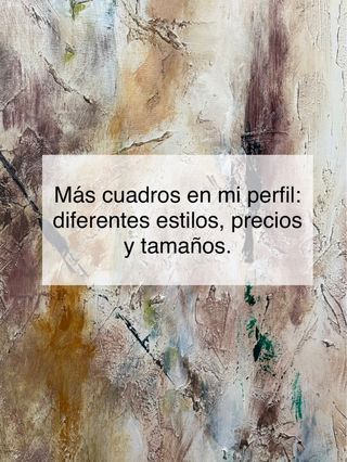 Díptico astratto dipinto a mano per soggiorno o camera da letto