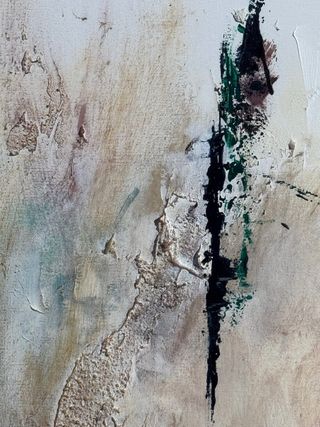 Díptico astratto dipinto a mano per soggiorno o camera da letto