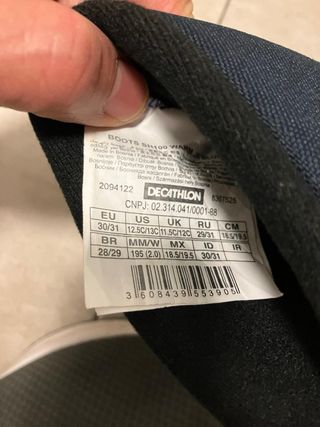 Botas de nieve para niño