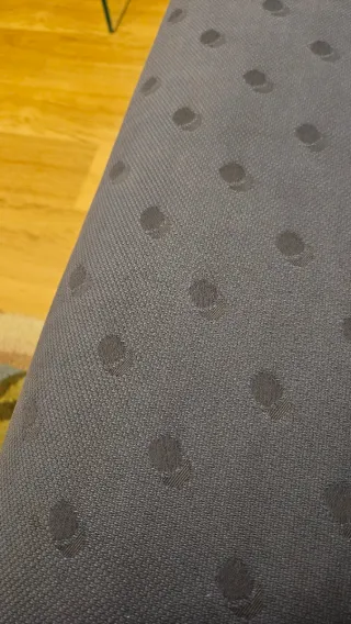 Sofá 3 plazas azul tela