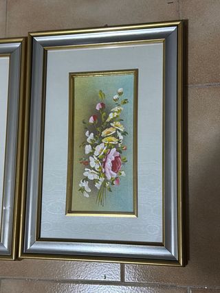 2 Quadri Floreali Arredo Casa