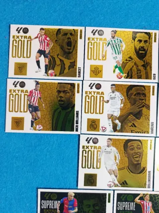 15 cromos extra gold liga este 25-26