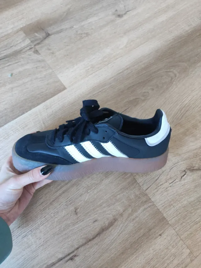 adidas gazelle silver green womens Tenis Adidas Sambae Cloud White Plataforma Mxico| Tendencia  SAVAGE TOO