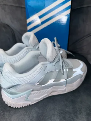 Adidas Niteball 40 Grigio Azzurro