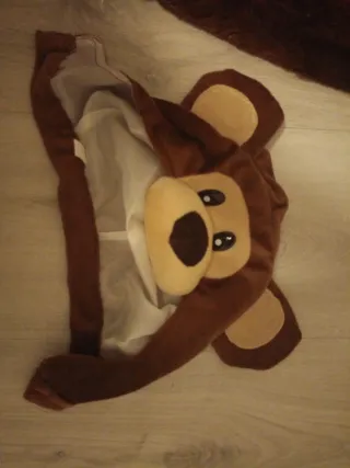 Disfraz oso bebé peludo