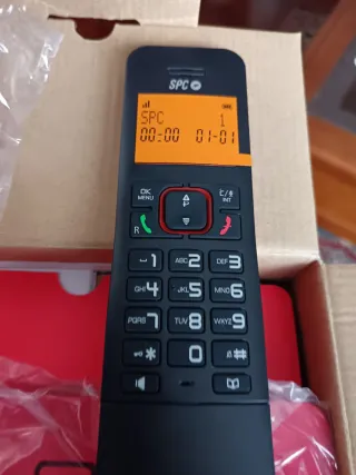 Teléfono Inalámbrico SPC Rojo