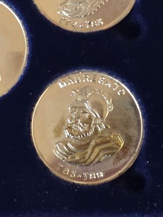 Colección 13 Monedas Reyes Asturias Plata